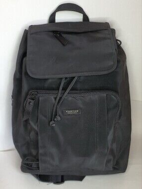 Reaction Kenneth Cole Black Drawstring Nylon Backpack + Free Gift